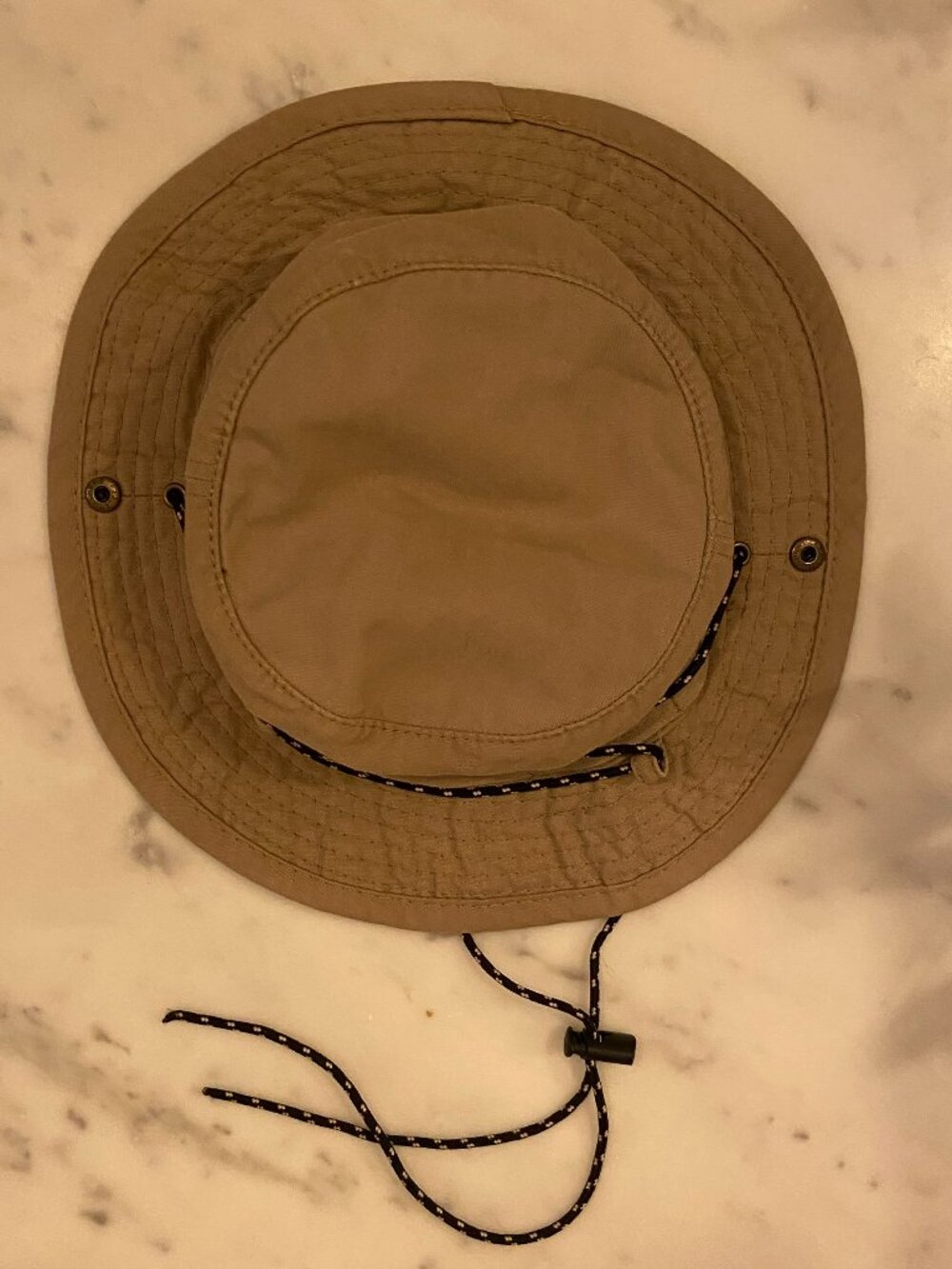 Conner Khaki Fishing Hat with Adjustable Chin Strap Size M